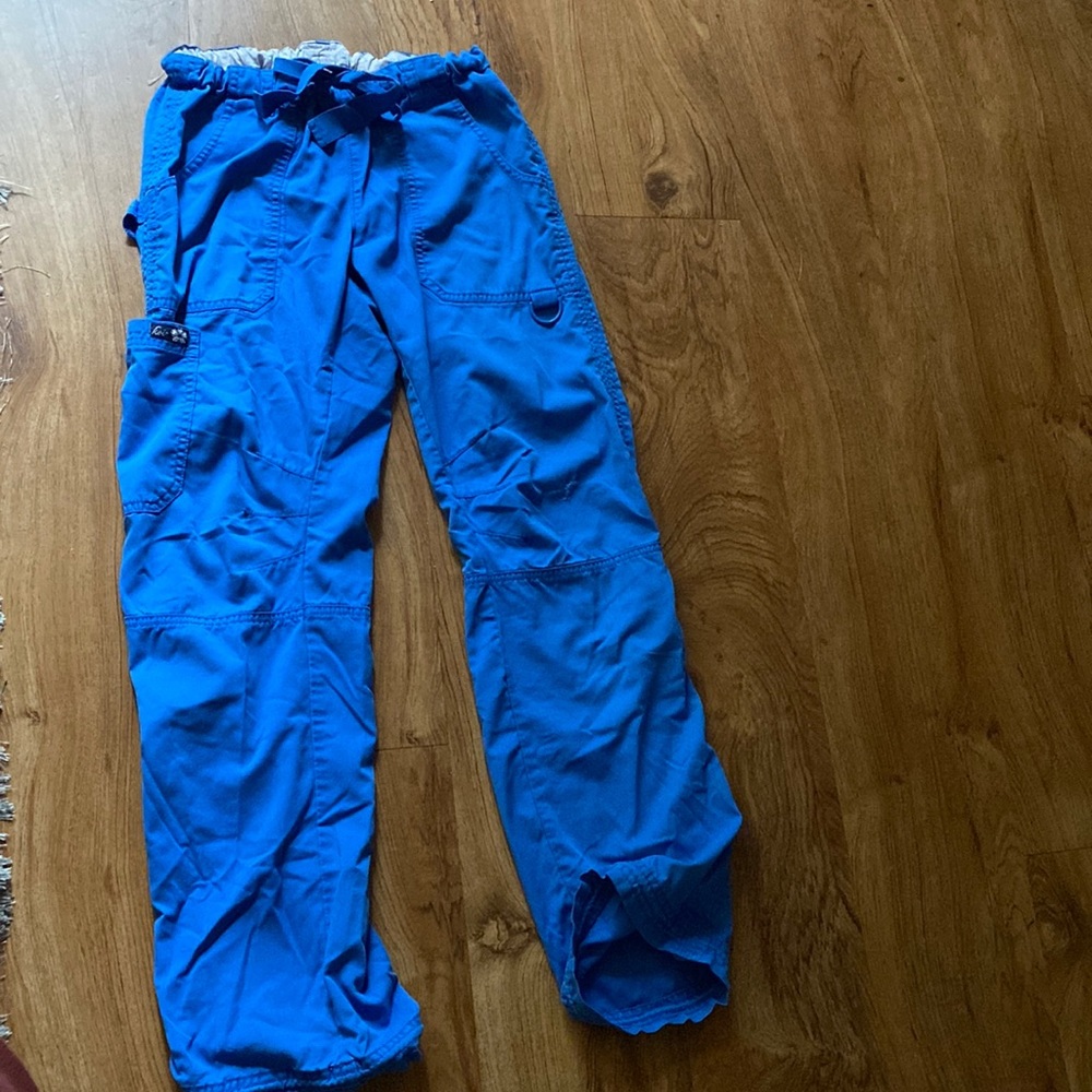 Royal blue Kathy peterson scrub pants xs